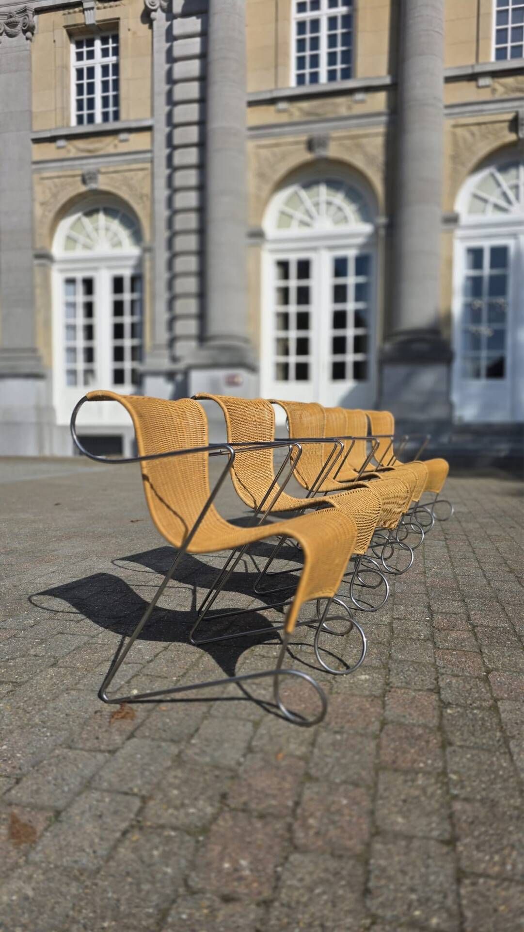 Set of 6 Zigo chairs – Ron Arad for Driade – Italy, 1990s