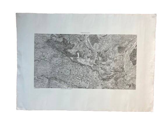 Map of Versailles by Delahaye