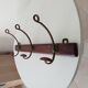Vintage wall coat rack from the 1920s/1930s.
