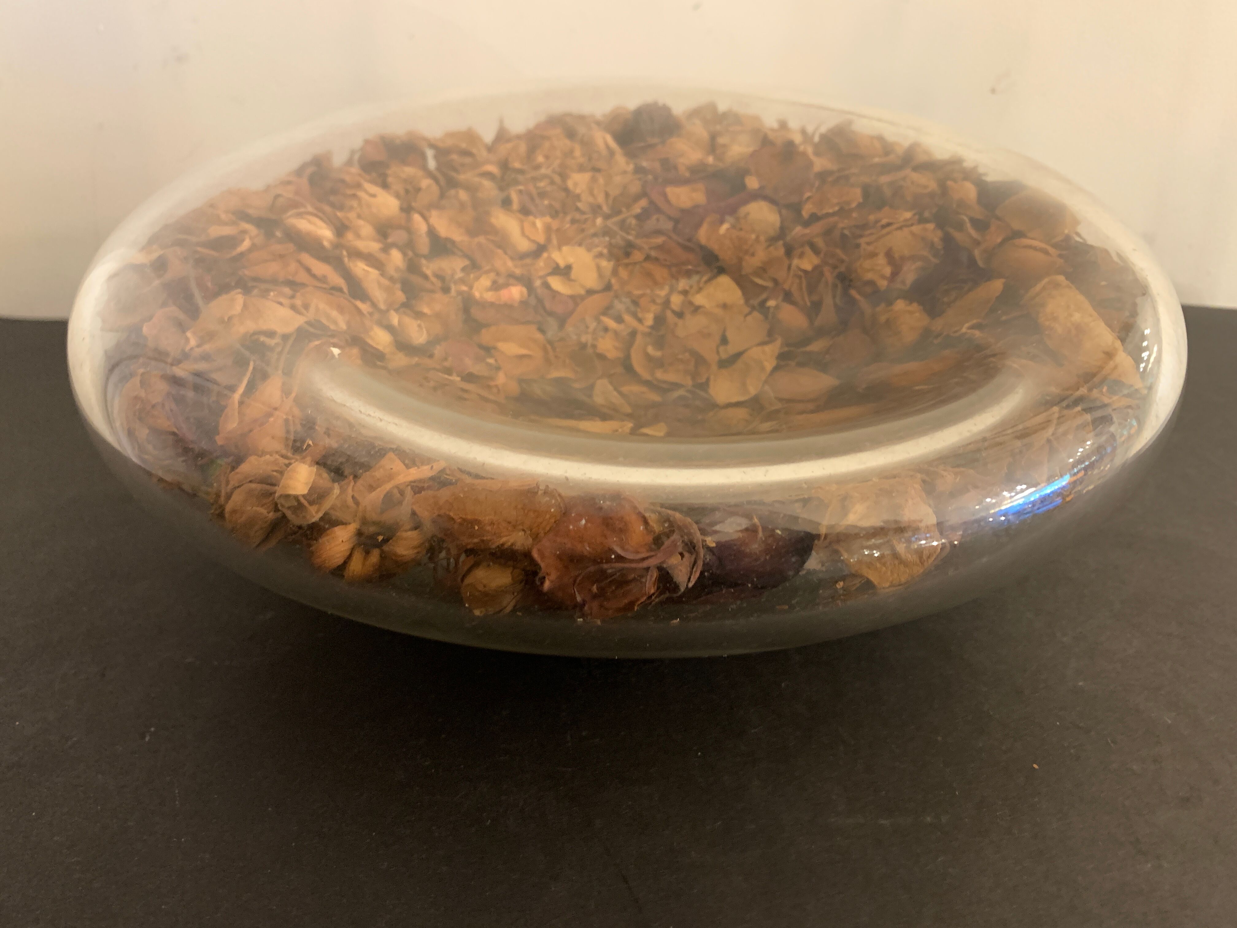 Italian vase signed and labeled Alfredo Barbini, Murano, 1960