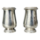Pair of silver-plated salt cellars - Christofle goldsmith - Hôtel Savoy Paris