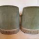 Pair of green toad chairs