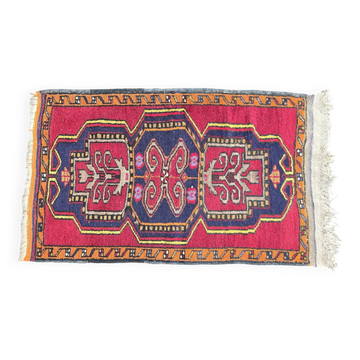 Antique vintage handmade rug