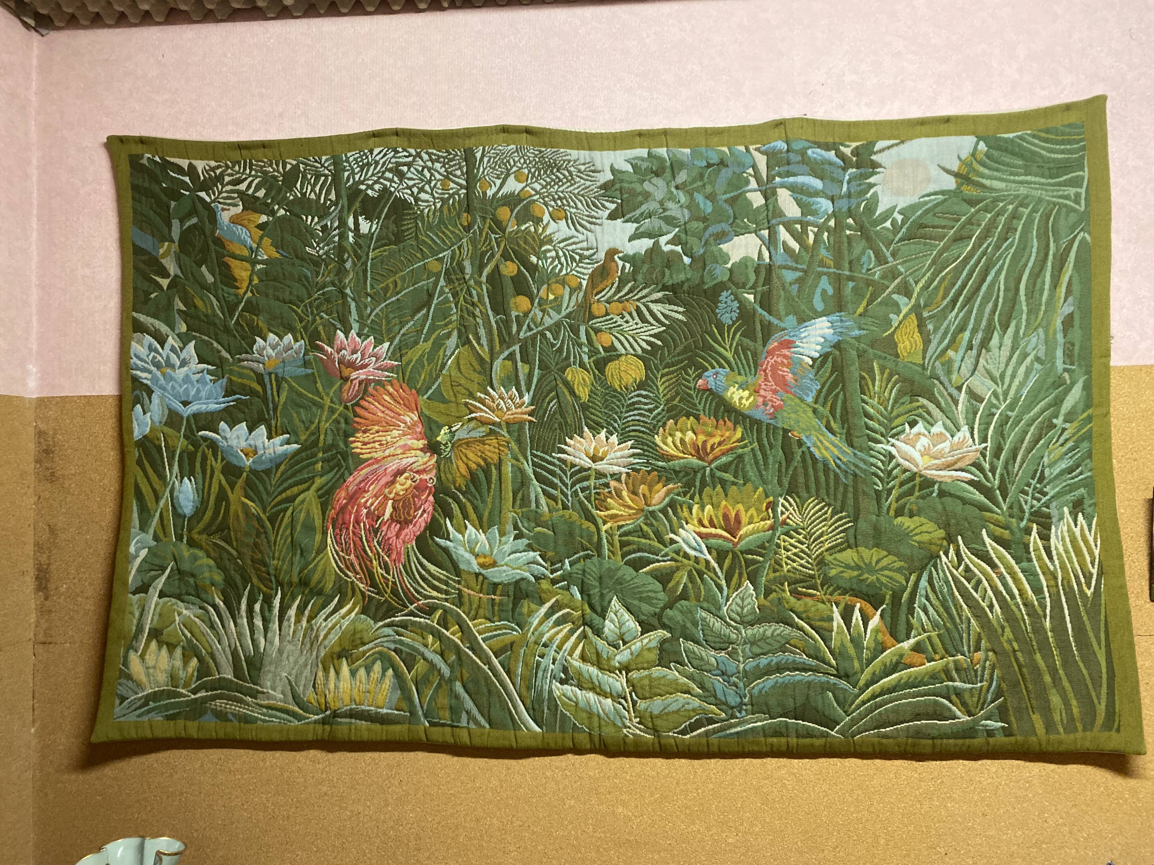 La Filandière Tapestry Birds in the Jungle