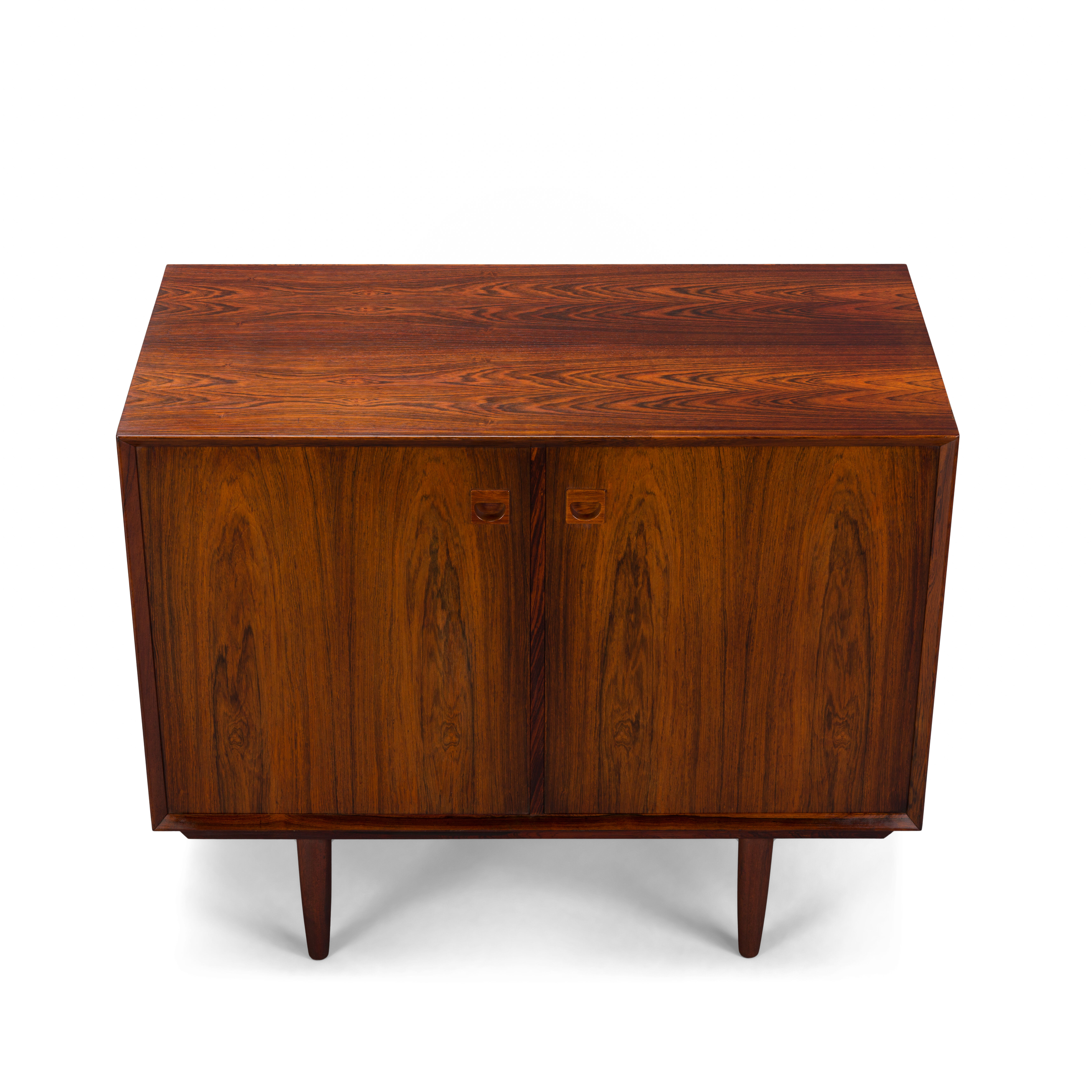 Small Danish rosewood sideboard by E. Brouer for Brouer Møbelfabrik, 1960s