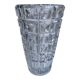 Crystal vase art deco style 60s