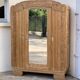 Armoire parisienne art déco chêne massif brut