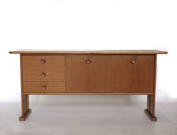 Buffet Art déco en chêne par Bas van Pelt pour EMS Overschie, années 1930