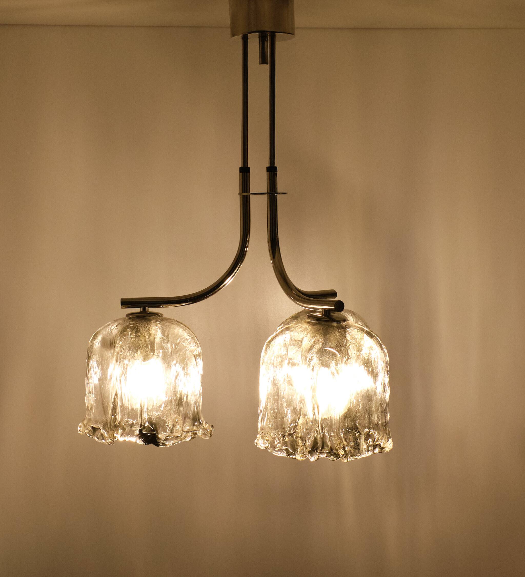 Murano Glass Chandelier 1970s