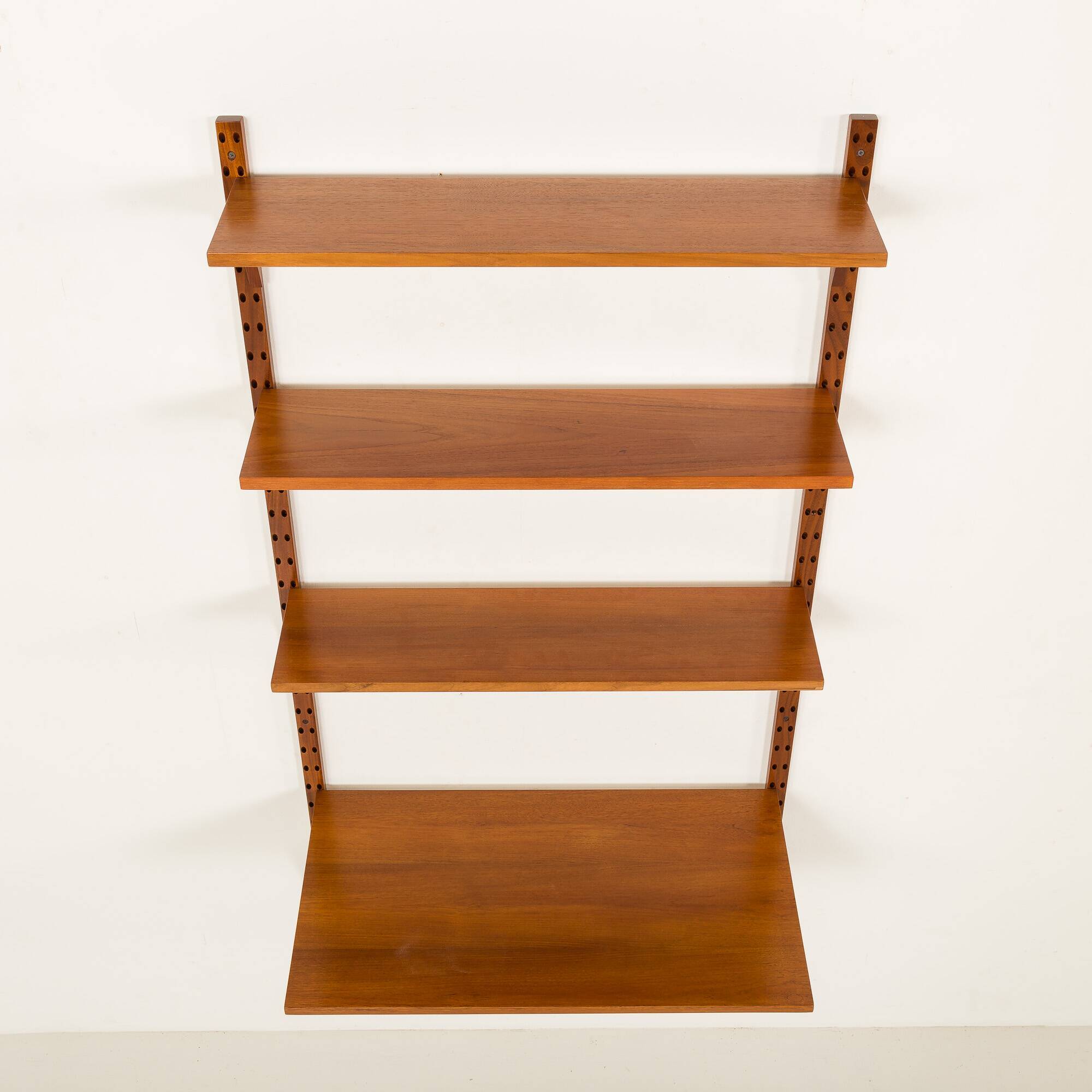 Poul Cadovius shelving unit with a desk, 1960s