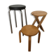 Set of three vintage stools