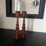 Scandinavian candle holder duo