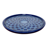 Art Deco Alsace sandstone dish, signed Schmitter in Betschdorf