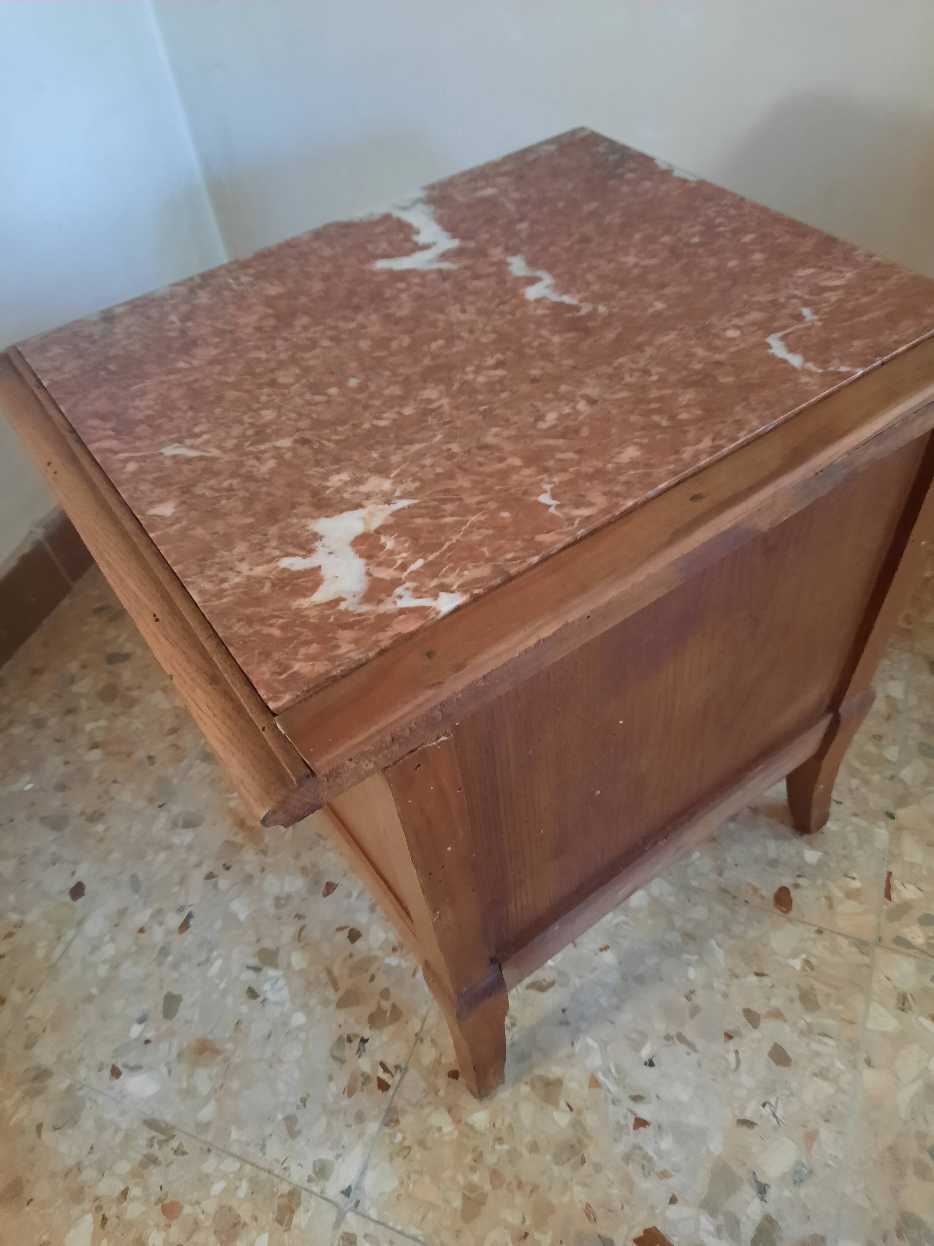 Art Nouveau period bedside table