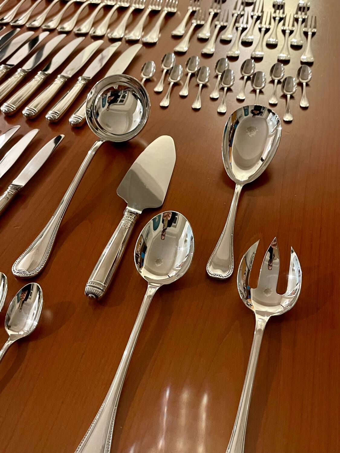 Christofle malmaison cutlery 88 pieces new condition