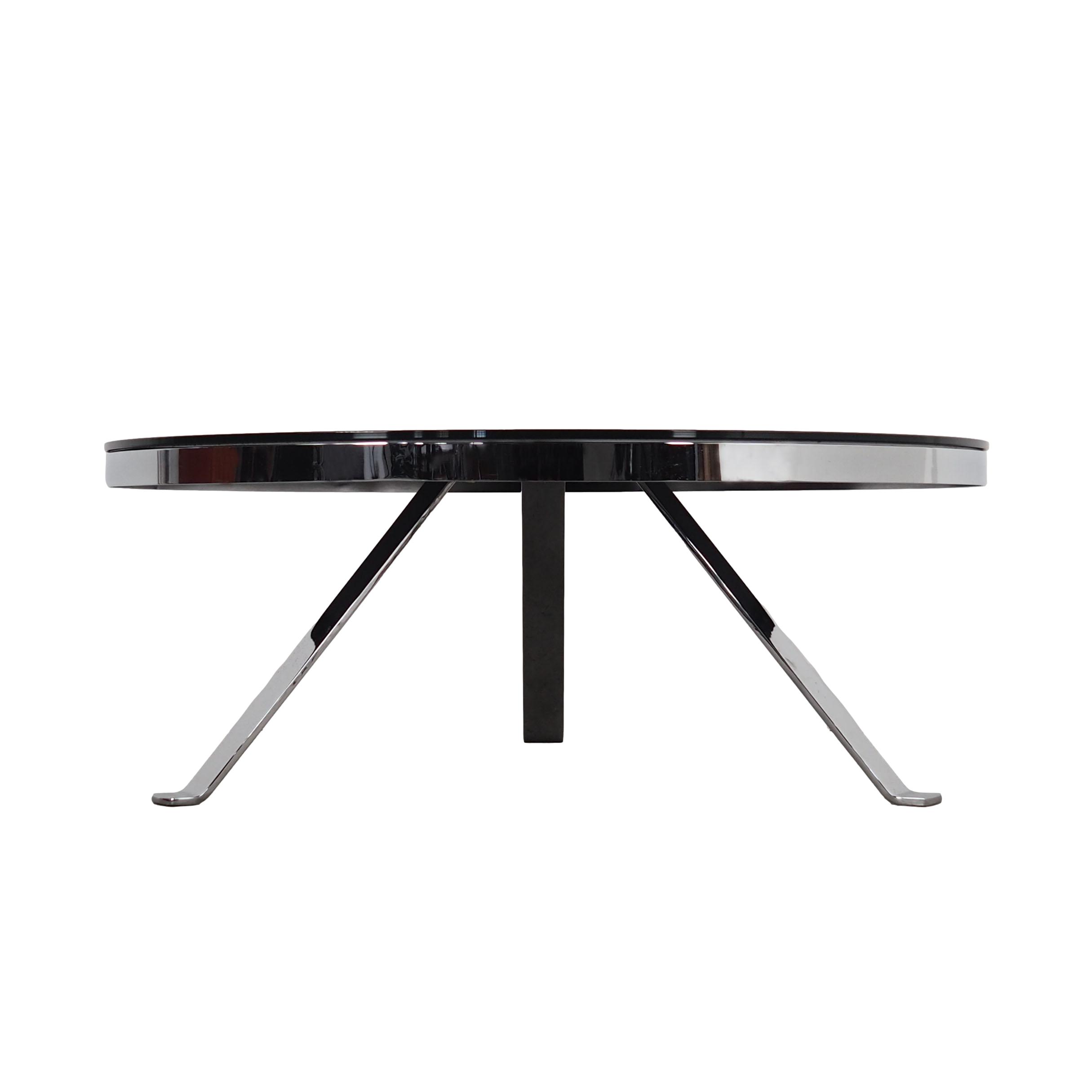 Round coffee table, Danish design, 1970s, made in Denmark