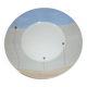 Zéphyr MdN plate in Limoges porcelain