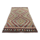 Geometric Handwoven Bohemian Kilim Rug