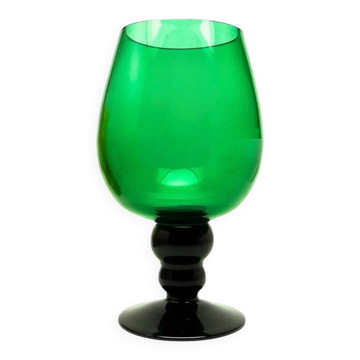 Postmodernist vase, glass, Huta Hortensja, Poland, 1960s