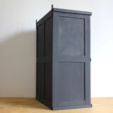 Old wooden wall showcase