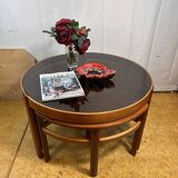 Mid century retro vintage teak trinity coffee table by nathan 1960