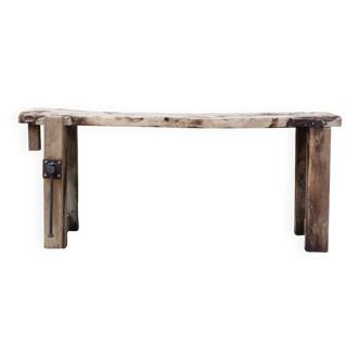 Renovated carpenter's workbench