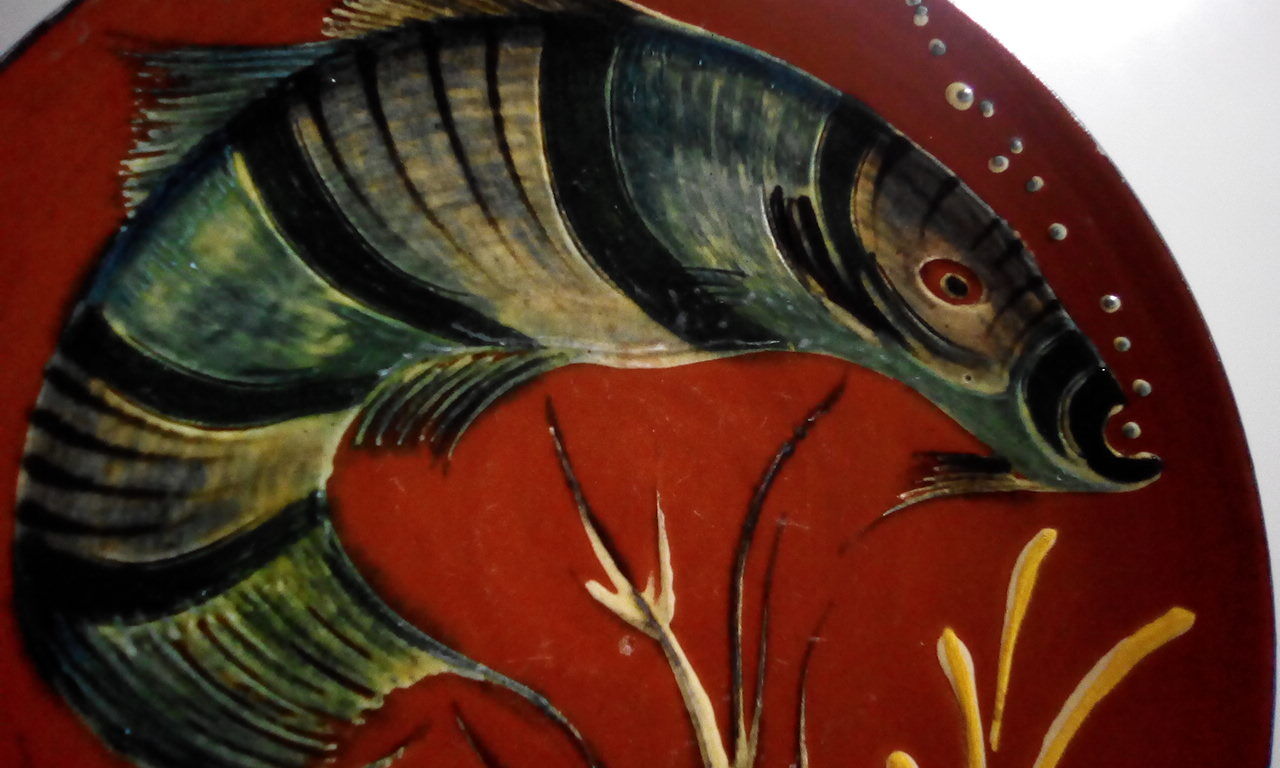 Dish 50' décor Fish