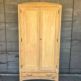 Raw wood wardrobe