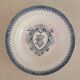 Plate iron earth monogram B