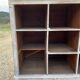 White patinated wooden craft