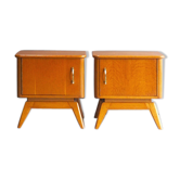 Paire de chevets des années 50