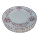 Assiettes plate Lunéville modèle Sébastopol Aux Lions de Faïence