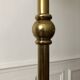 Tripod floor lamp with adjustable height and shelf from the 1960s.