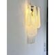 Clear “Conchiglie” Murano Glass Gold Wall Sconce by Simoeng
