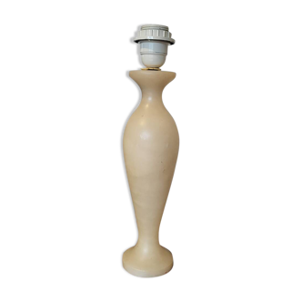 Alabaster lamp base