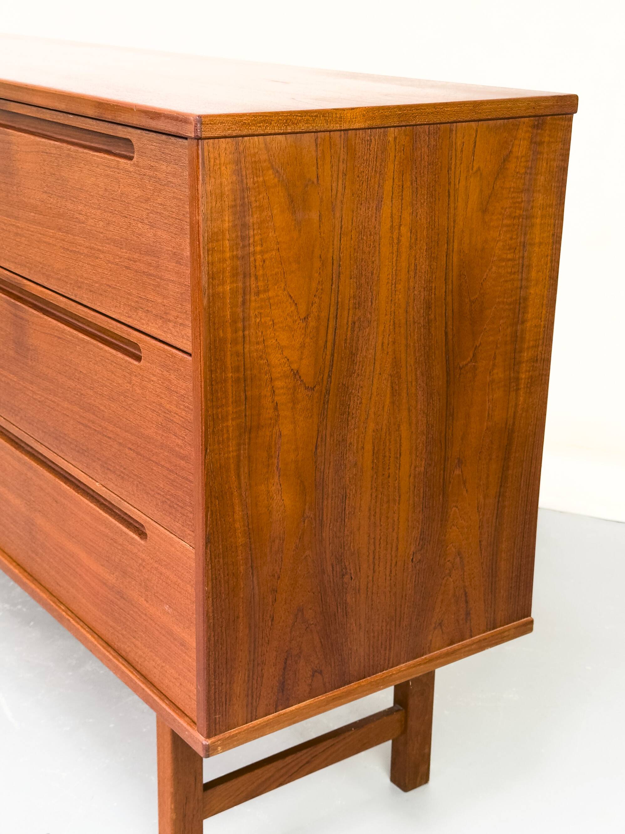 Large Teak Chest of Drawers from Tørring / HJN Møbelfabrik, 1960s