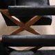 Paire de fauteuils lounge à jambes en X de Pierre Jeanneret, Chandigarh années 1960.