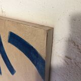 Abstract painting on panel