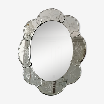 Bevelled Venetian mirror 75x57cm