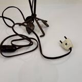 Art Nouveau wrought iron lamp