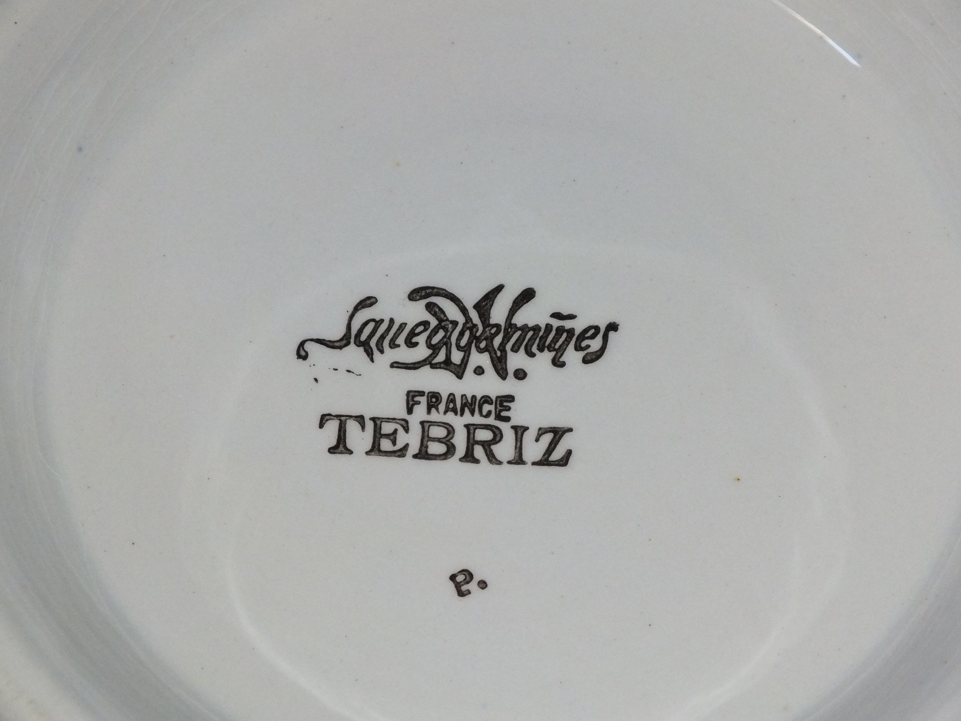 Art Deco display cut Sarreguemines Tebriz