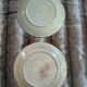 2 antique dessert plates in majolica