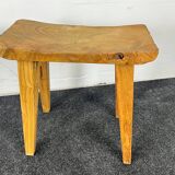 Rectangular wooden stool