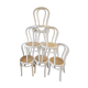 Suite de 6 chaises bistrot cannées
