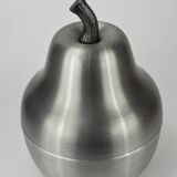Pear-shaped ice bucket.
