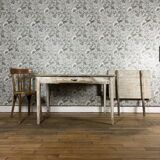 Farmhouse table with extension