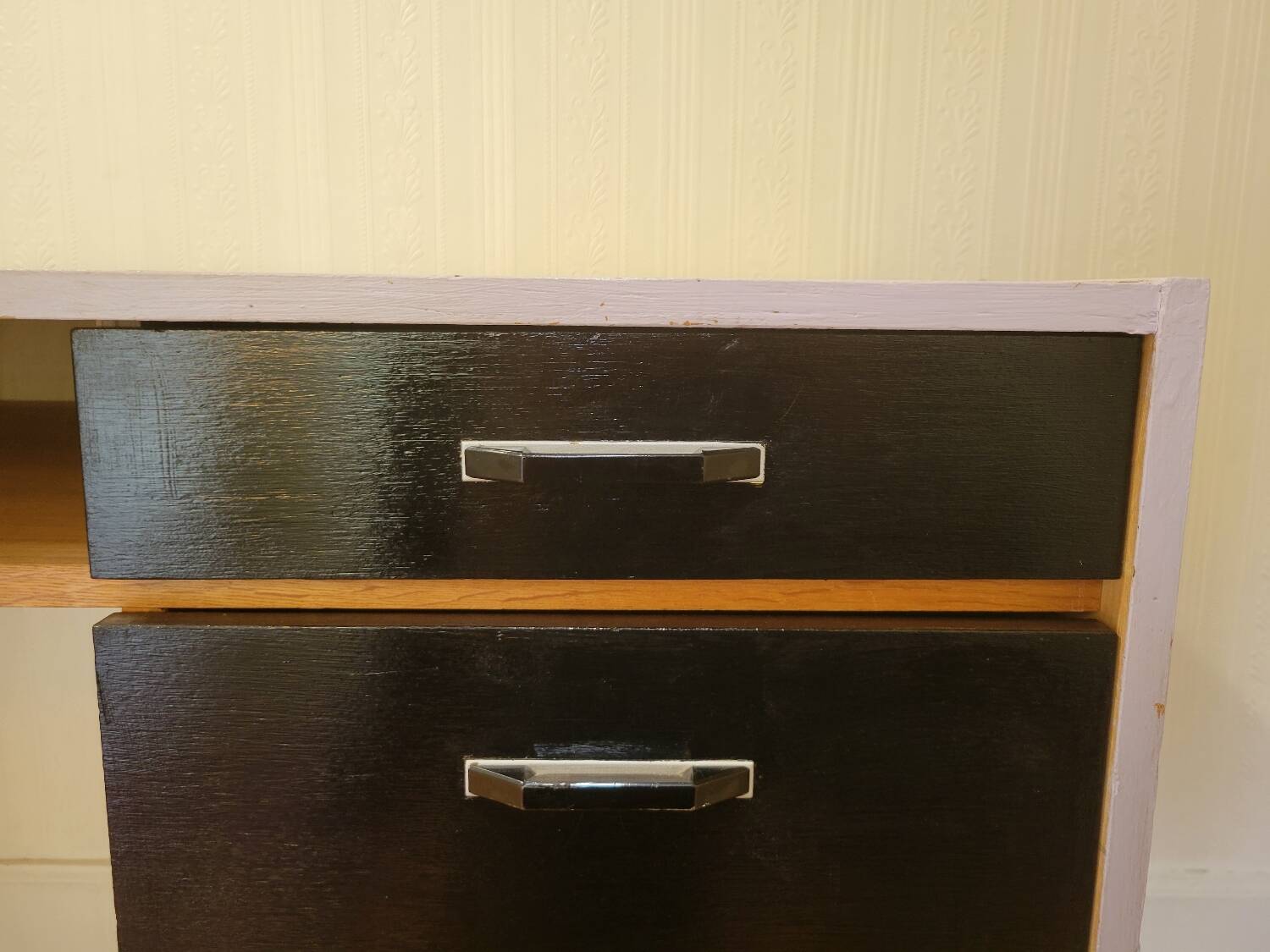 Desk with compass legs circa 1970