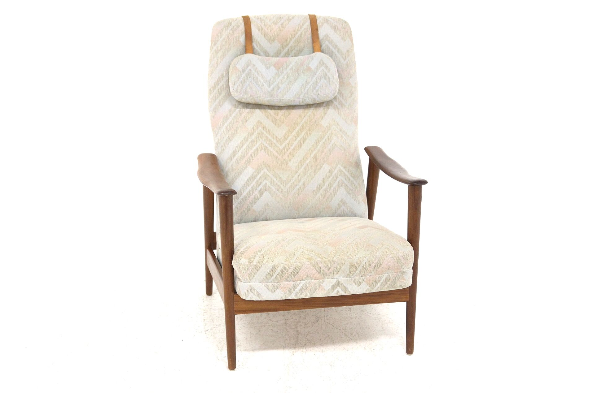 Walnut armchair, Sweden, 1950