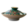 Small covered Chinese porcelain dish, Wan Shou decoration, 1970s-80s.