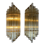Pair of Hollywood Regency Sconces by Vadisa, 1980s
